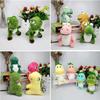 Plush And Colorful Dinosaur Keychain Cute Stuffed Animal Perfect For Gifts Birthday