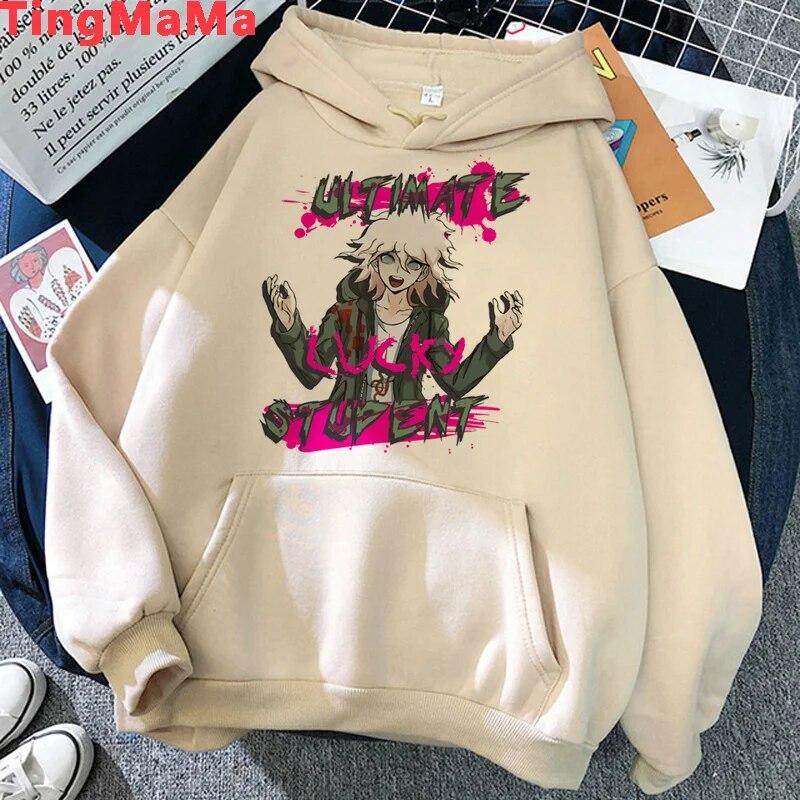 Danganronpa Nagito Komaeda Ouma Kokichi Hoodies Unisex Ulzzang Oversized Grunge Korea Unisex Clothing Hoody Ulzzang Printed Unisex Hoodie
