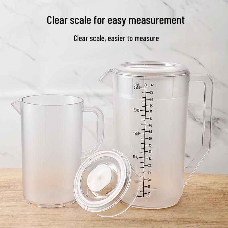 Пластиковый кувшин для холодной воды большой емкости, устойчивый к высоким температурам, для молочного чая, соков и кейтеринга