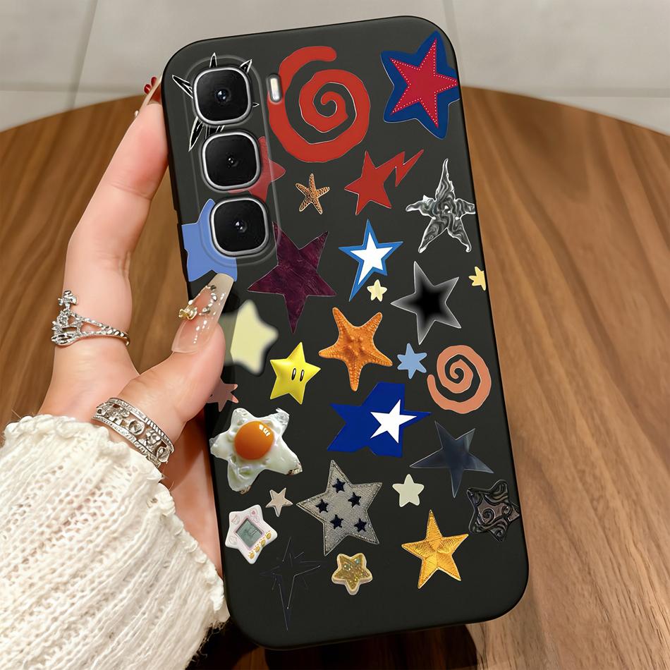 Креативный чехол для телефона для infinix Hot 60 50 Pro Plus 60i 50i 40i 30i 20i 20S Hot 20 30 4G 5G 20Play 30Play Мягкие матовые задние крышки