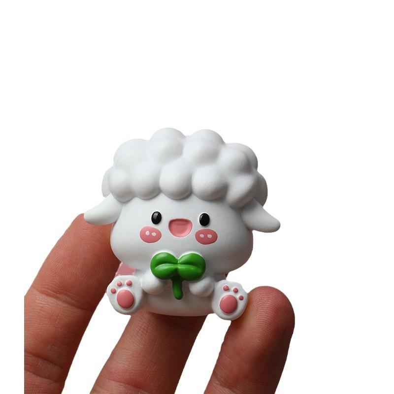 Chinese Zodiac Refrigerator Sticker Resin Figurine Creative Magnetic Sticker Cartoon Cute Gift Decoration Magnet