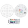 2шт Магнитный светильник для бассейна IP68 RGB 16 цветов, меняющий дистанционный свет, декор для фонтана с присосками