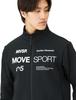 Толстовка Descente Soft Warm Stand Jacket Стрейч Термо Тренировочная Беговая Чёрный L [Move Sports]