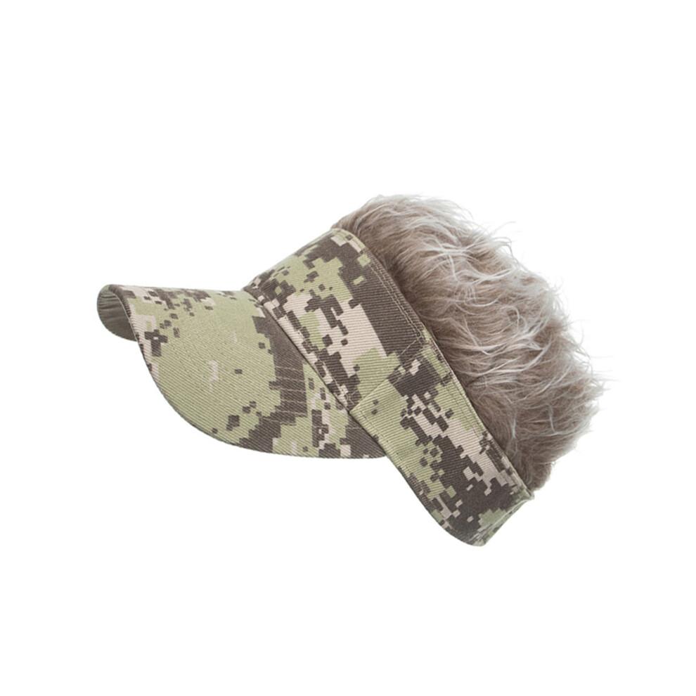 Wig Baseball Cap 56-62 cm Adjustable 90g Black