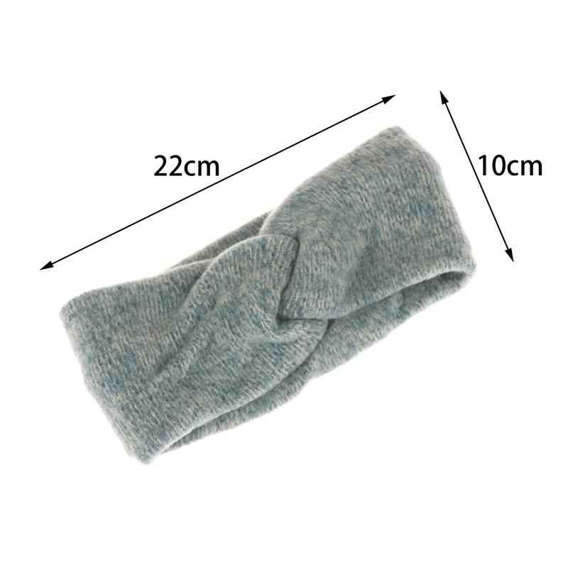 Повязки на голову крест-накрест, вязаные, широкие, теплые, скрученные, эластичные, зимние, утепленные, мягкие, эластичные, тюрбаны для женщин и девочек