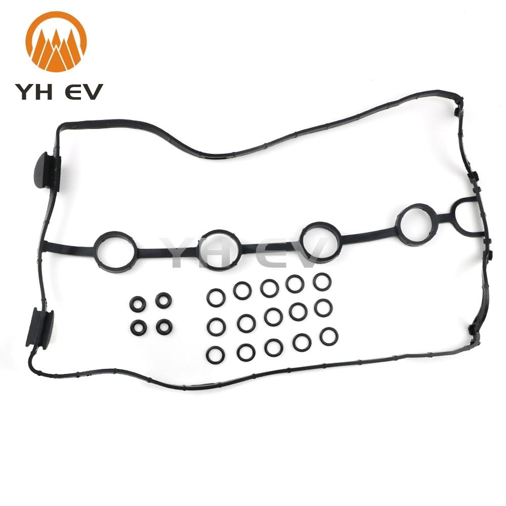Engine Valve Cover Gasket Set, cylinder head cover For CHEVROLET Aveo Cruze Lacetti Buick Excelle 1.6L DAEWOO Lanos,OE 96353002