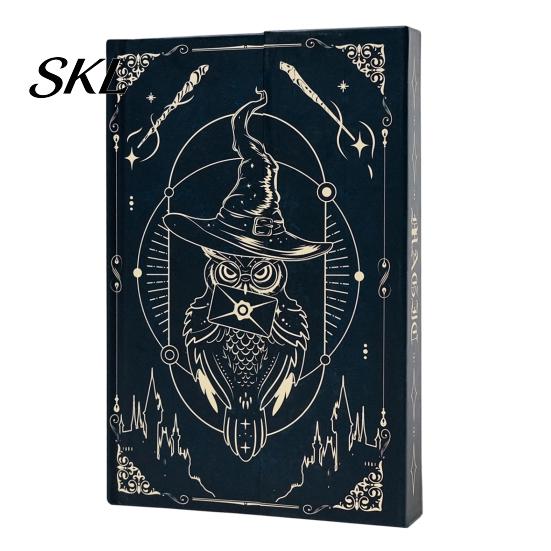 Sticker Storage Notebook Lined Journal for Women Men, Gothic Mystical Hardcover A5 Ruled Personalized Notebook, Daily Office School, Writing,