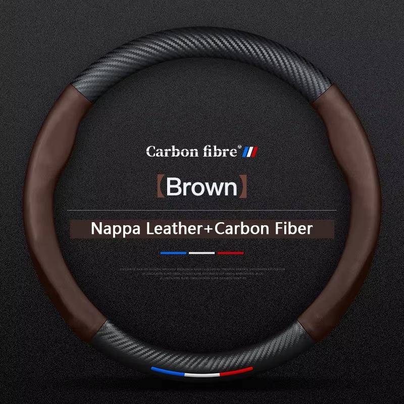 Car Suede Anti-Slip Steering Wheel Cover For Volkswagen Passat Golf 5 GTI Beetle Tiguan Touareg Polo T-ROC T-Cross Magotan Jeeta