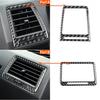 For Dodge Challenger 2008-14 Carbon Fiber Interior Air Vent Set Cover Trim 3 Pcs