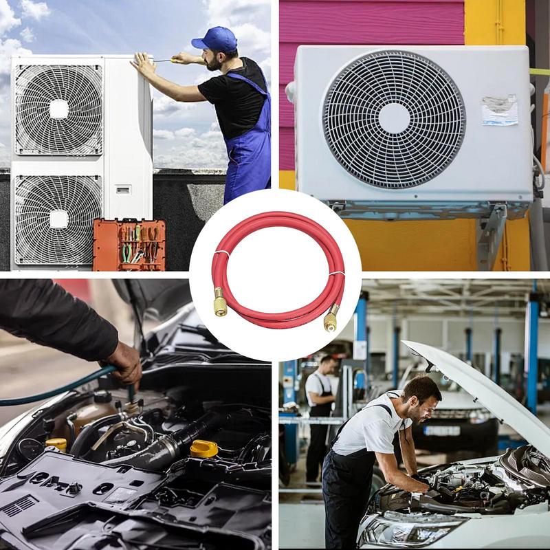 Зарядный шланг для кондиционера 59 дюймов Шланг высокого давления для зарядки автомобильного кондиционера R134a для манометрического коллектора Система хладагента