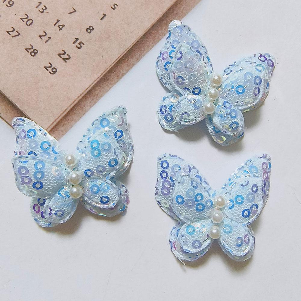 Жемчужная Пайеточная Бабочка Детские Аксессуары для Волос Обувь, Одежда, Сумки и Аксессуары Аксессуары-Бабочки