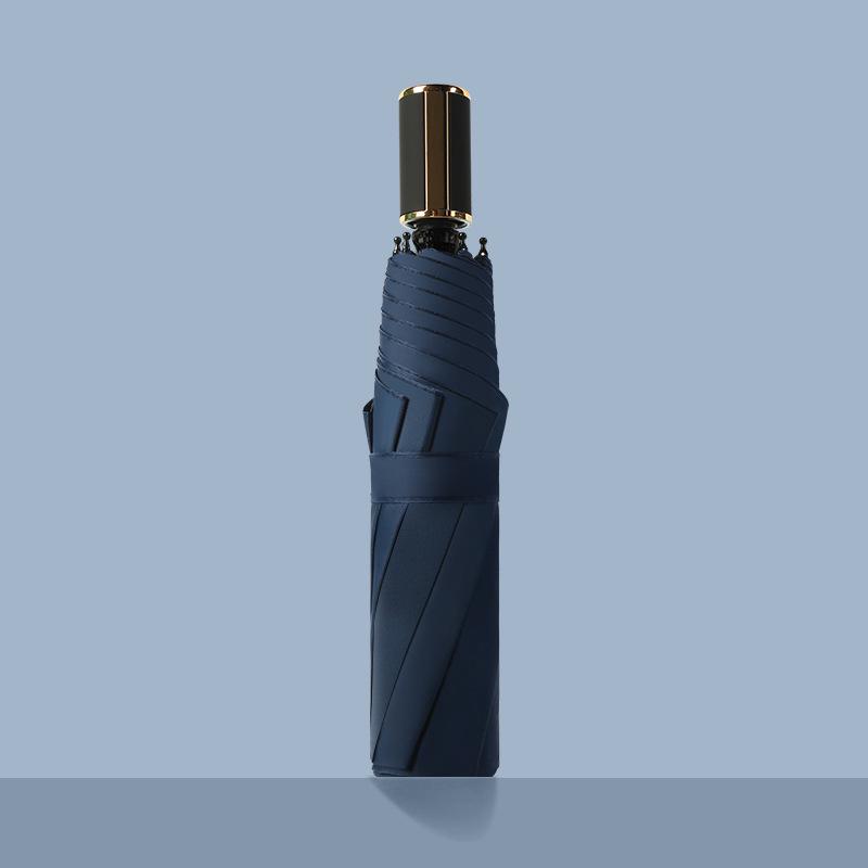 Роскошный полностью автоматический складной зонт для женщин и мужчин — солнцезащитный, защитный и рекламный зонт для бизнеса.