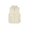 Nike Logo Print Pattern Zipper Warm Stand Collar Down Vest Women Vest White DR1591-206