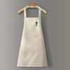 Women's Waterproof PVC Apron with Cooking Sleeves - Oil-Proof, Customizable, Half-Length Waist Design