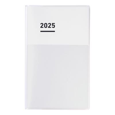 KOKUYO Jibun Techo mini ЕЖЕДНЕВНИК-планировщик 2025 Ежемесячный Еженедельный B6 Тонкий Белый Начинается в ноябре 2024 Ni-JCMD1W-25