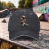 pc Casual Fashion Trendy Cool Cat Print Washed Baseball Cap Premium Versatile Outdoor Accessory Unisex Duckbill Hat Suitable fo
