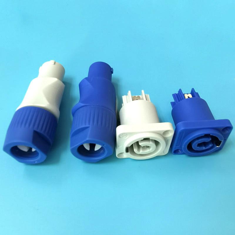 3-контактный разъем Powercon Xlr, запираемый кабель, гнездо для шасси, электрическая дрель, светодиодный экран, сценическое освещение, адаптер питания