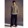 H M Ripstop Cargo Pants Loose Fit Navy Blue