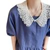 Lace Ladies Hollow Kapok Silk Shawl Summer Sun Protection Fake Collar Versatile
