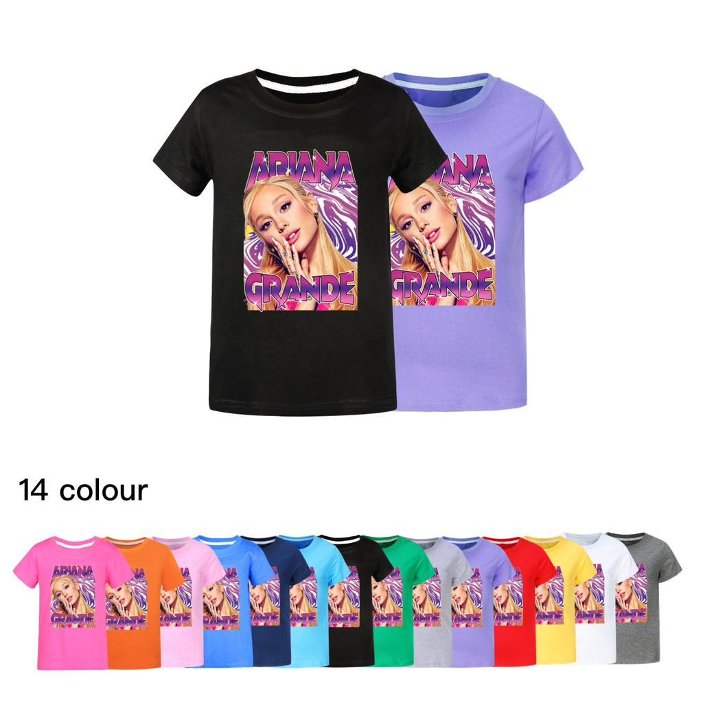 5802 Kids Boys Girls Ariana Grande Short Sleeves T-Shirt