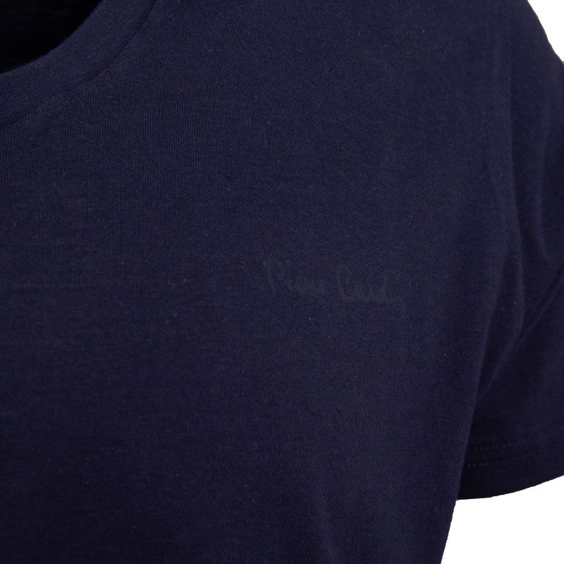 Мужская фирменная футболка с круглым вырезом PIERRE CARDIN