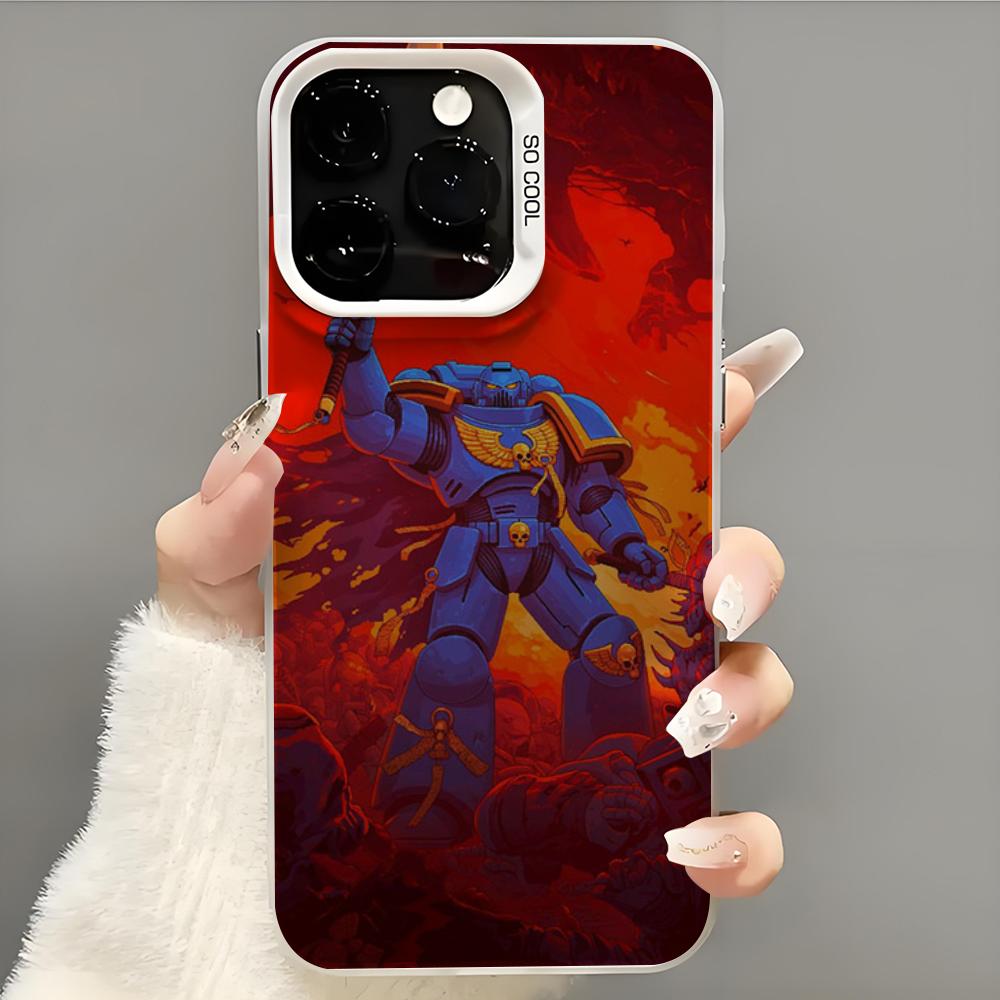 Чехол для телефона Game W-Warhammers-s 40k Чехол для телефона для iPhone 14 16 15 11 12 13 Pro Max Mini Plus Ударопрочный чехол
