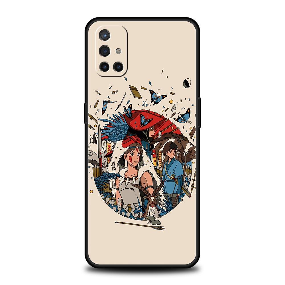 Cute Totoro Spirited Away Miyazaki For OnePlus 9 8 7 7T 10 Pro Phone Case for Oneplus 9RT 9R 8T Nord 2 N100 N200 N10 CE 5G Cover