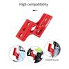 Classy-MUQZI For Brompton DAHON Compatible Front Bag Carrier Adapter Folding Bike Luggage Carrier Riser Bicycle Mount Holder