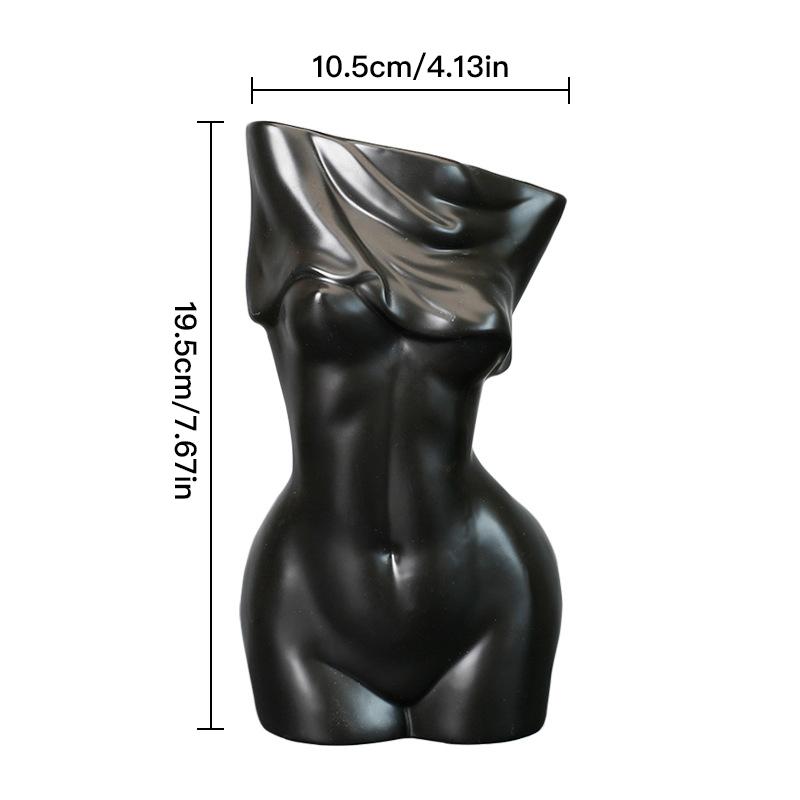 Креативная ваза для боди-арта, цветочная композиция в скандинавском стиле, домашний декор, украшение для гостиной, керамическая гидропонная ваза