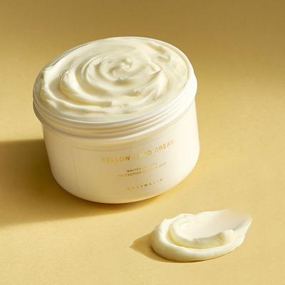 Желтый пищевой крем / большой объем 500 мл / отбеливающий крем