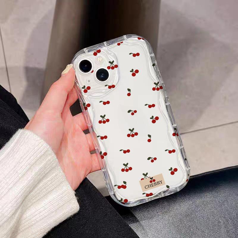 Прозрачный вишневый чехол для Huawei Honor 400 200 Pro 90 Lite X5C X7D X9DX6B X8B X7B X9B X5B X6C X8C X6A X8A X7A X9C X5