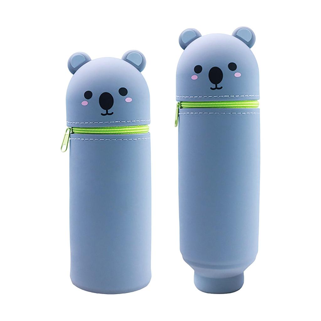 Silicone Pencil Bag Creative Retractable Stationery Pen Holder Student Pen Holder