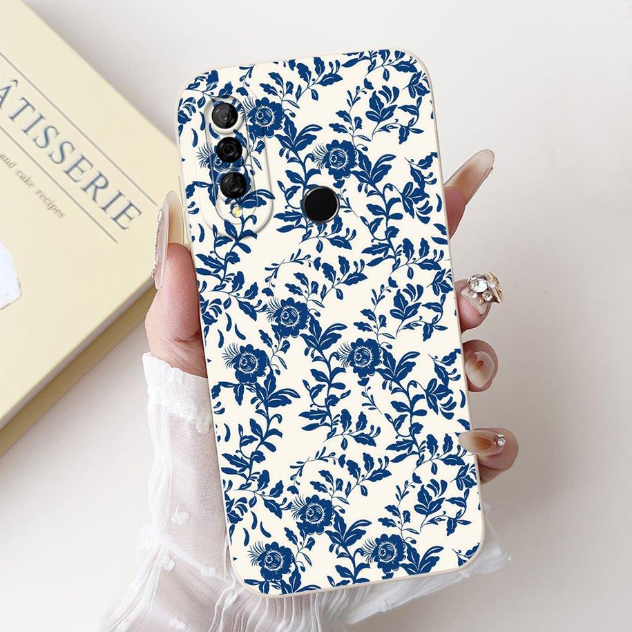 For Huawei Y6p Y 6P Case MED-LX9 Fashion Butterfly Flower Rose Soft Silicone Cover For Huawei Enjoy 20e MLD-AL10 Protective Case