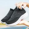Spring and Autumn New Casual Sleeve Women's Shoes Breathable Flying Weaving Sneakers Women's Lightweight Thick-soled Versatile Couple Running Shoes