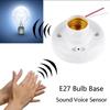 E27 Screw Lamp Base Sound Voice Control Delay Switch Light Socket Adapter AC180-240V Lighting Accessories LED Bulb Holder