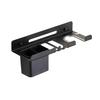 Wall Mounted Hair Dryer Holder Carbon Steel Curling Iron Shelf Toilet Blower Holder  Hairbrush