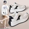 BN025-1 New Autumn Platform Women's Shoes Board Shoes Casual Students Fleece Heightening Splicing Sports Shoes Tide