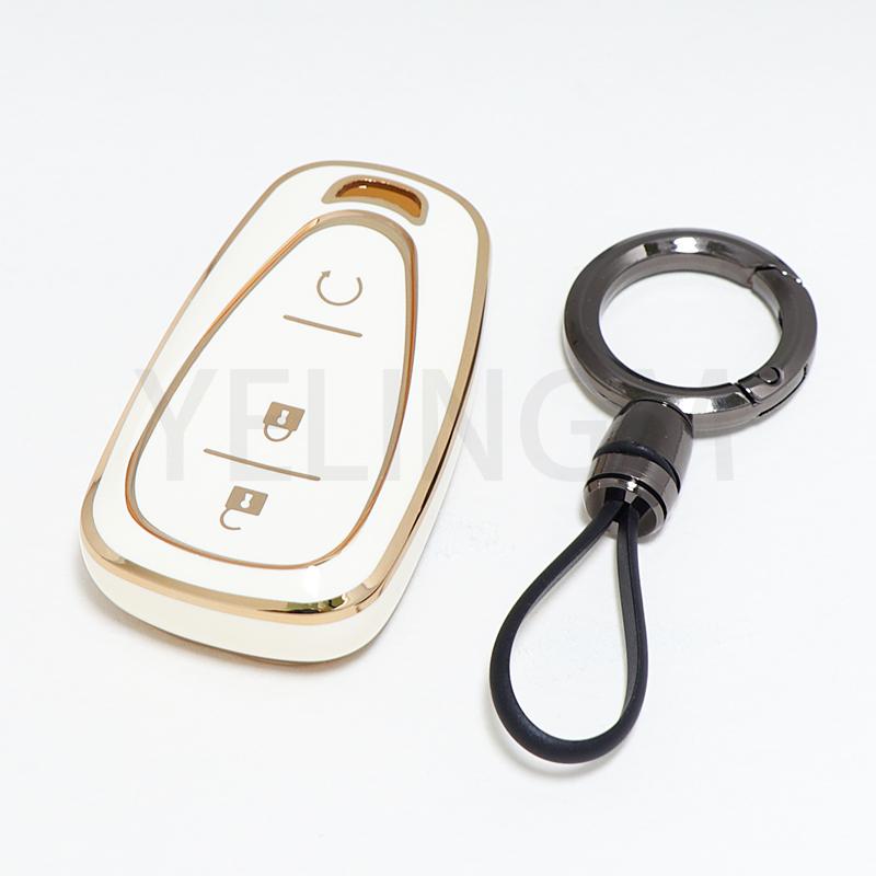 Чехол для ключа автомобиля для Chevrolet Chevy Cruze Traverse Spark Equinox Sonic Volt Bolt Malibu Camaro 2/3/4/5 кнопок Автомобильная оболочка Брелок