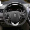 Suitable for Lincoln Anti-Slip Buckle Segmented Suede Steering Wheel Cover Suitable for Mkc Mkz Mkx Continental Navigator Mkt Mark Viii Town G1