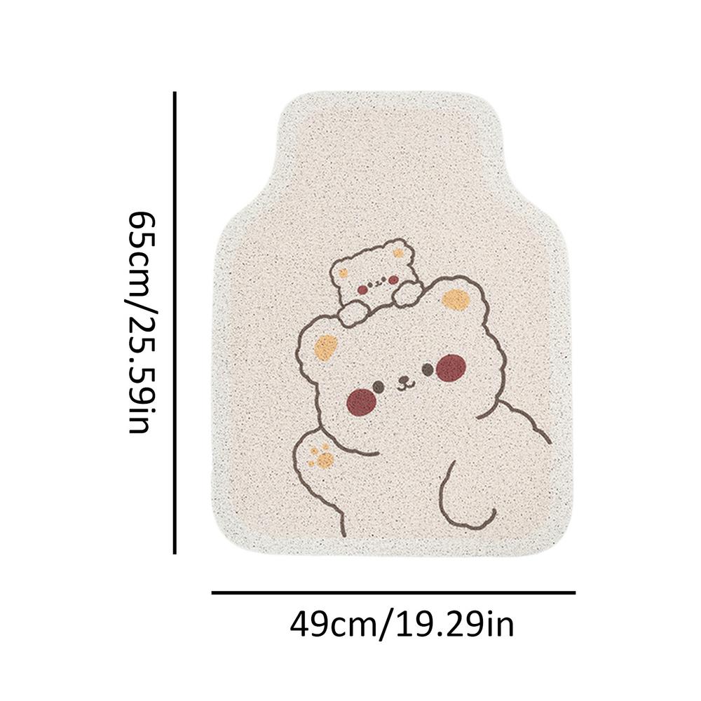 Автомобильный коврик для ног Симпатичный коврик для автомобиля Коврики для автомобиля Аксессуары для салона автомобиля Нескользящие автомобильные коврики для ног для седанов, внедорожников, грузовиков, автомобилей