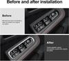 Window Lift Switch Frame Cover Trim for Porsche Cayenne 2011-2017 5 PCS