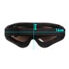 1Pc Winter Windproof Skiing Glasses Goggles Outdoor Sports Eyewear Glasses Ski Dustproof Moto Cycling Lens Frame Sunglasses