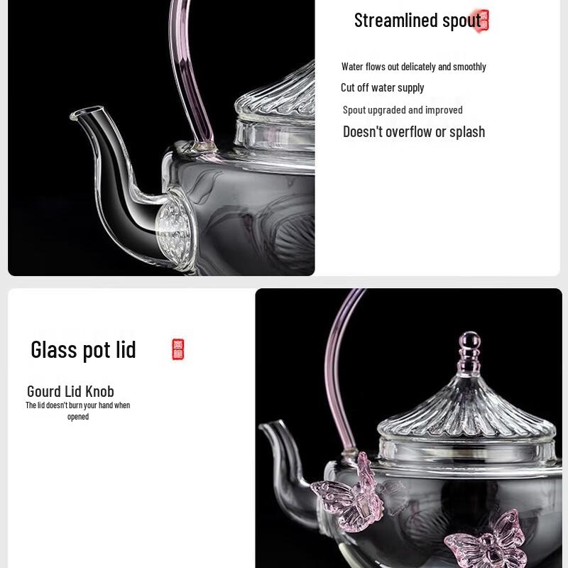 Чайник-заварник из термостойкого стекла Diller