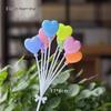 Набор топперов для торта ZISIZ Macaron Bear Balloon