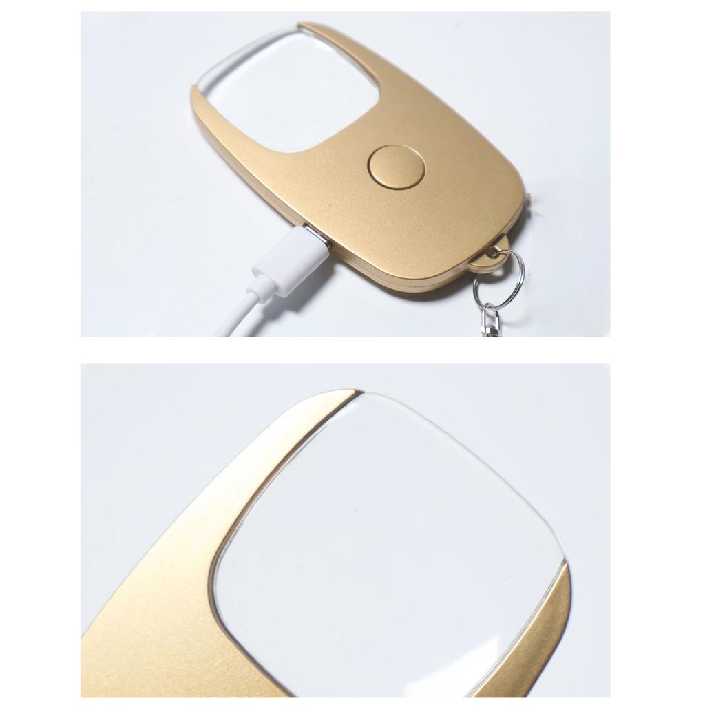 5-кратная увеличительная линза USB перезаряжаемая ручная глазная лупа брелок увеличительное стекло со светодиодной подсветкой для чтения газет