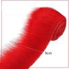 Muiltcolor Long Plush Fur  Trim Fabric Roll Stripe Faux Fur Ribbon Tapes Winter Costume Soft DIY Crafts Home Decoration Gift