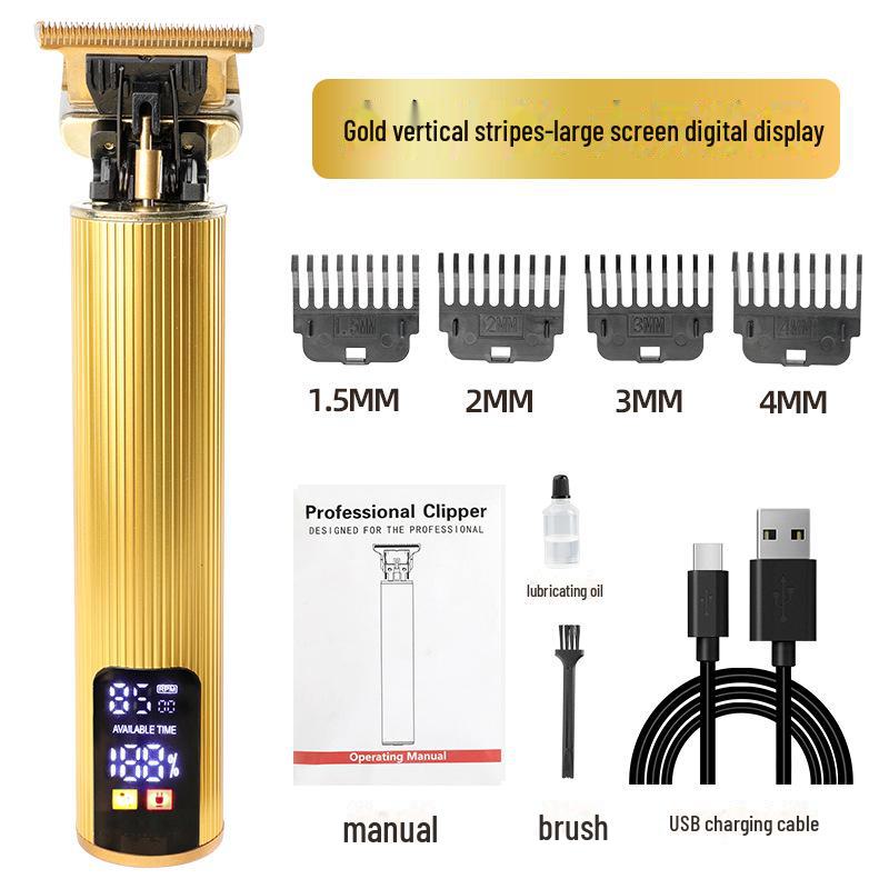 Ретро многофункциональная портативная машинка для стрижки волос TYPE-C с быстрой зарядкой