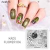 Пластины для штамповки ногтей Flower 006 Романтическое ночное изображение Шаблоны для дизайна ногтей Штамп для ногтей Маникюрные инструменты