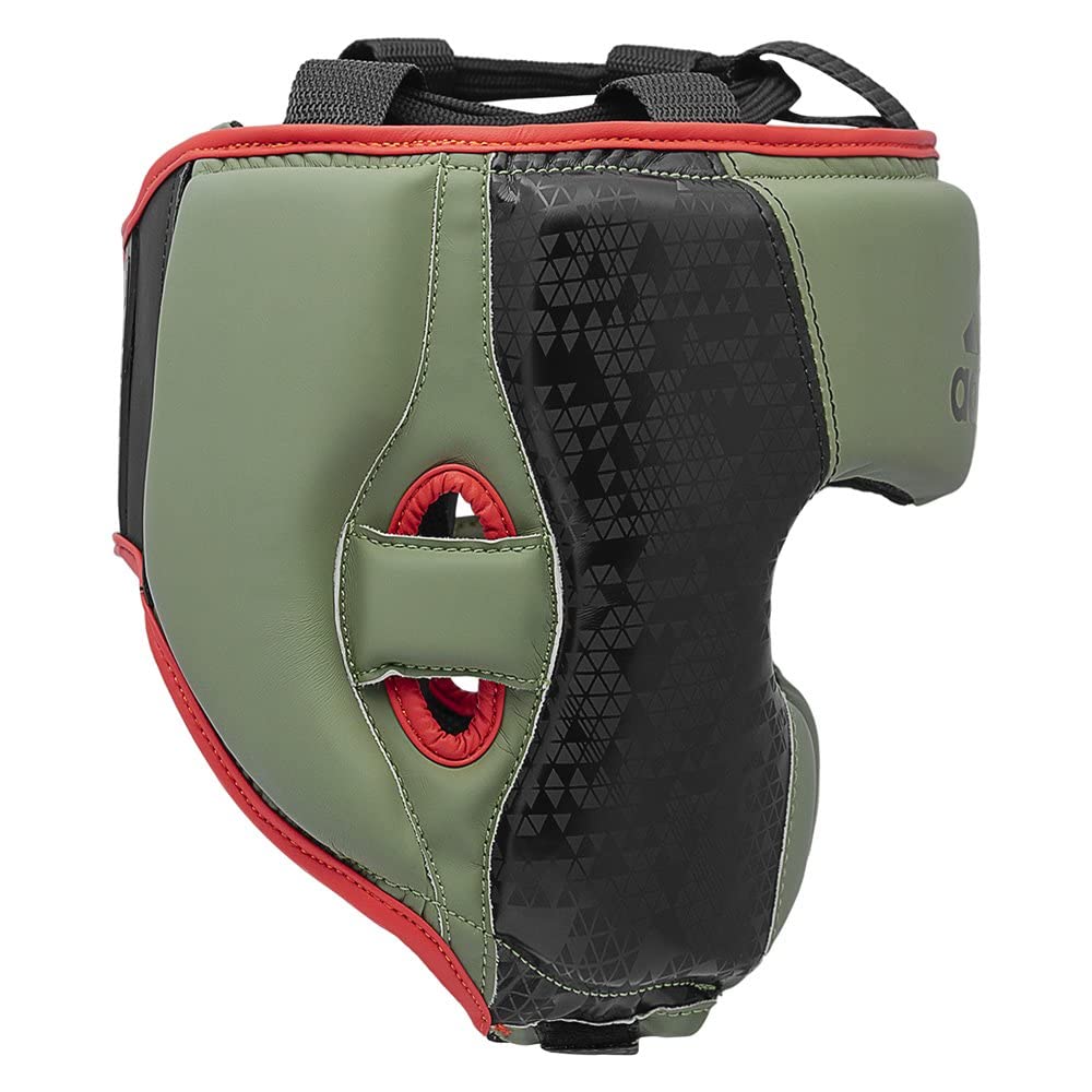 Adidas Head Guard Combat 50 Headgear ADIC50HG Boxing Protector Kickboxing Orbit FLX3.0 //Adidas (X-Large, Green)