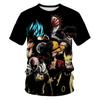 Anime Dragon Ball Son Goku 3D Print Kids Summer Fashion Casual Unisex Children's Clothing Tshirt Tops